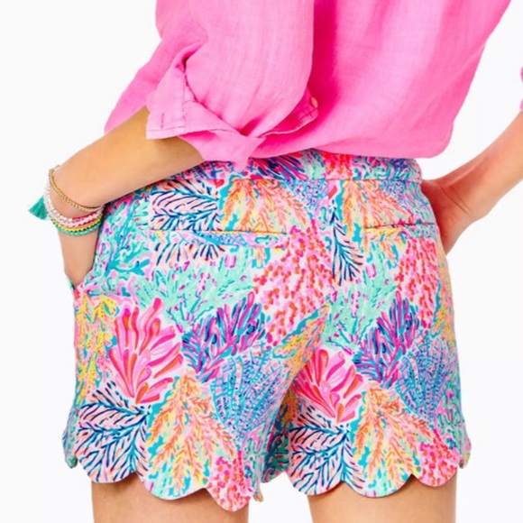 {Lilly Pulitzer} Brand New Buttercup Knit Shorts - Picture 4 of 10